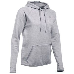 UNDER ARMOUR Storm Armour Fleece Twist Lightweight Hoodie Gray Women’s Small